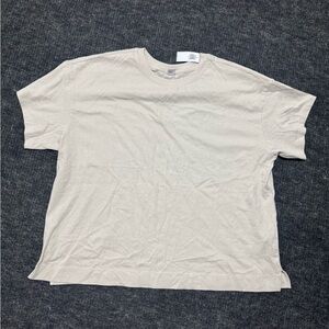 Old Navy Men's Crew Neck T-Shirt in Light Tan